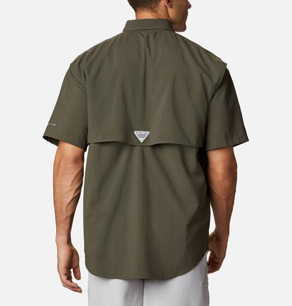 Columbia PFG Bahama II Fishing Shirts Brown For Men's NZ17438 New Zealand